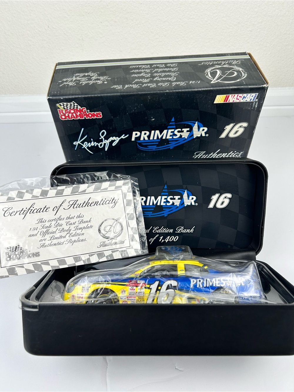 Racing Champions Kevin Lepage #16 Primestar NASCAR Diecast Bank 1:24 NEW